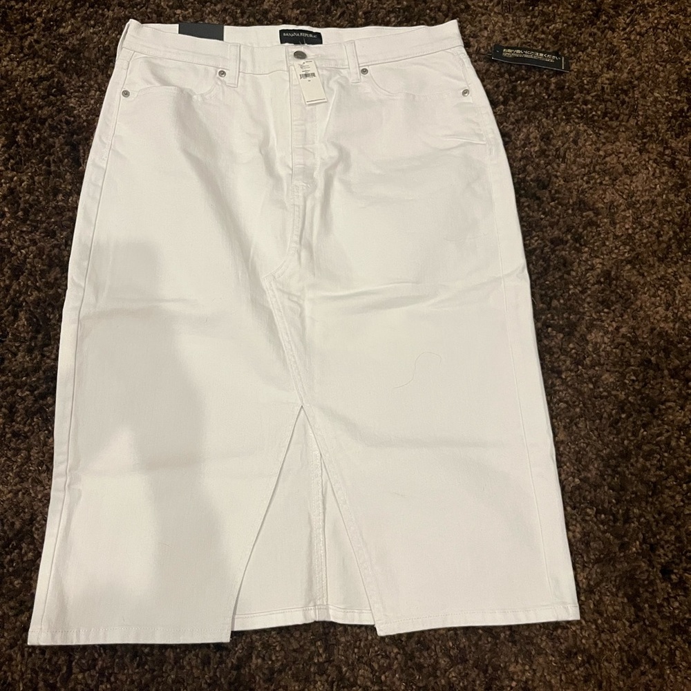 Banana Republic Denim Skirt with split on the front